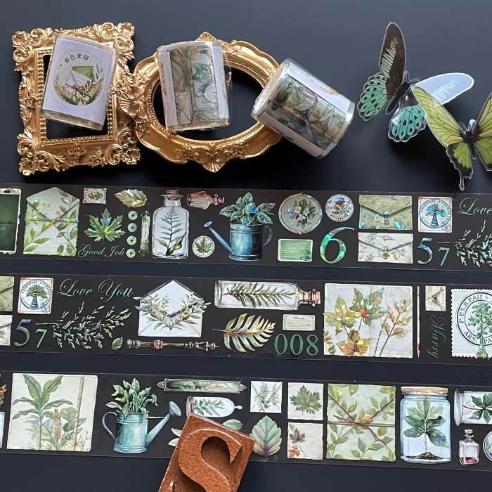 Floral Tints Messages Tape Roll | WUBAO