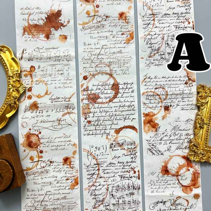 Detained Letters Washi Tape Roll