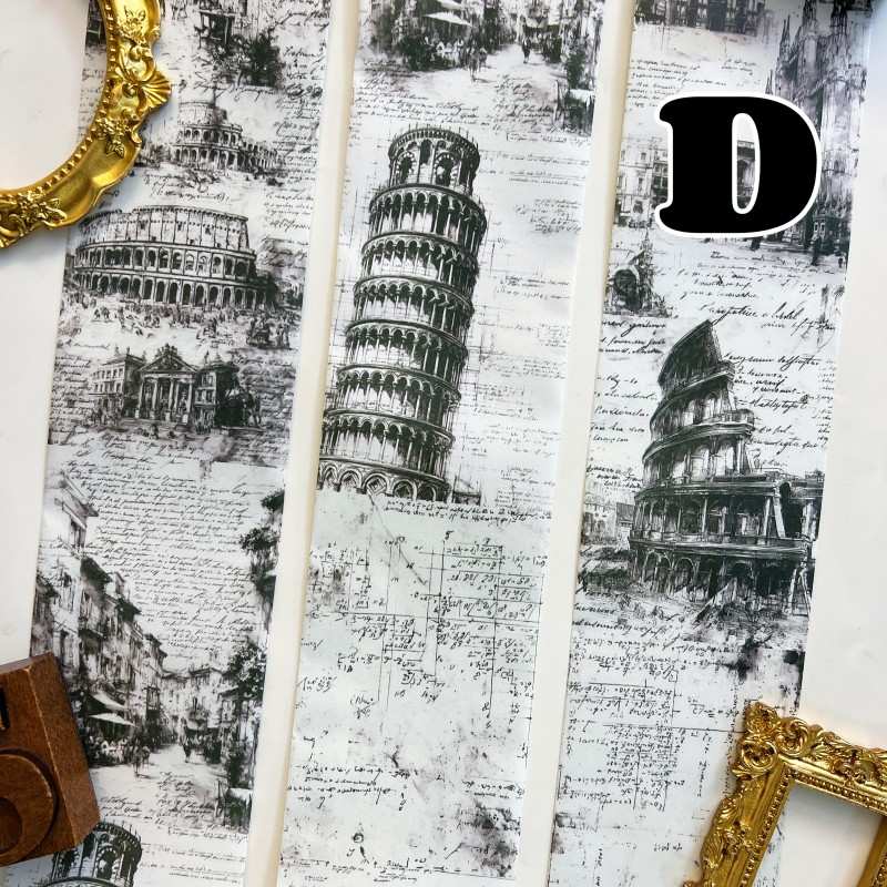 European Travel Guide Washi Tape Roll