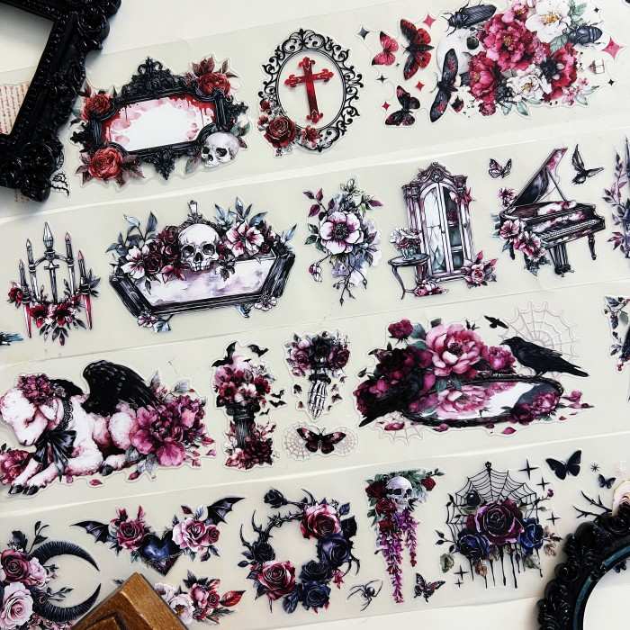 Gothic Aesthetic Tape Set | WUBAO