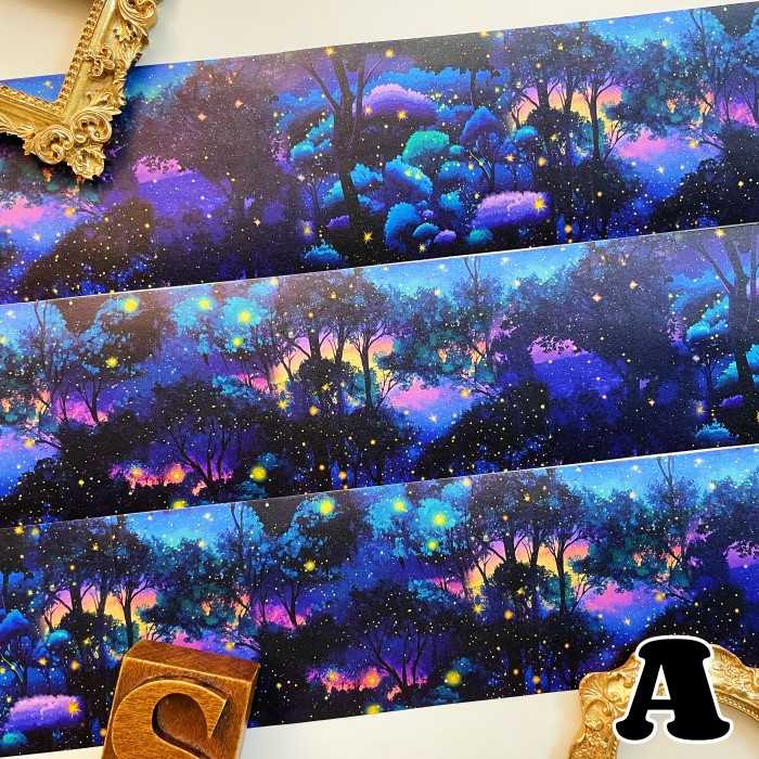 Night Forest Washi Tape Roll