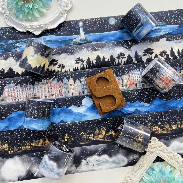 Night City Washi Tape Roll