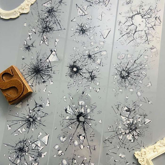 Fractured Reality PET Tape | Orange Too