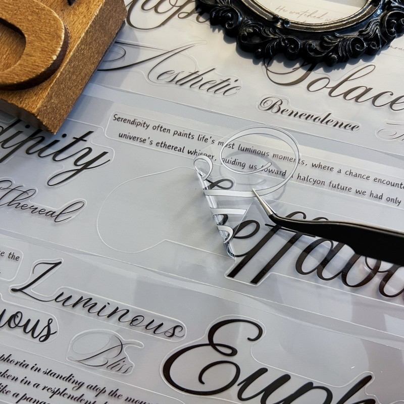 Fancy Script PET Tape | Ka Ka