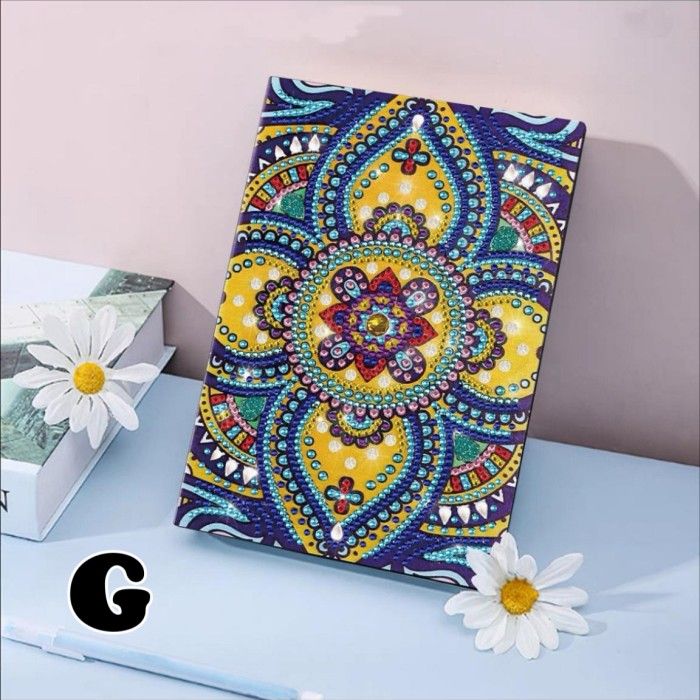 Mandala Diamond Painting Dots Notebook Kit