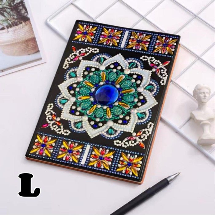 Mandala Diamond Painting Dots Notebook Kit