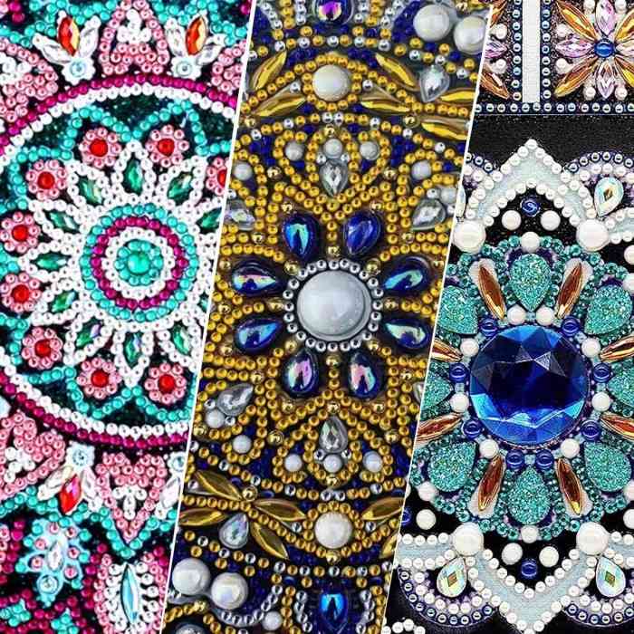 Mandala Diamond Painting Dots Notebook Kit