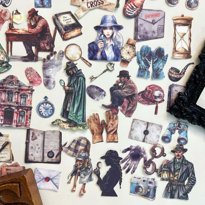 Charlie Detective Agency Sticker 120PCS