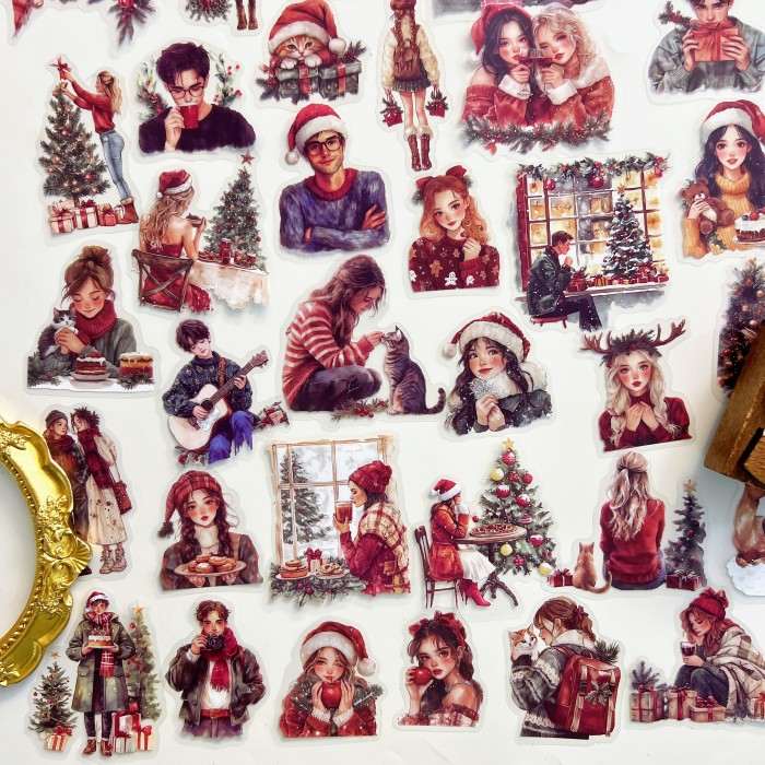 Christmas Era Sticker 60PCS