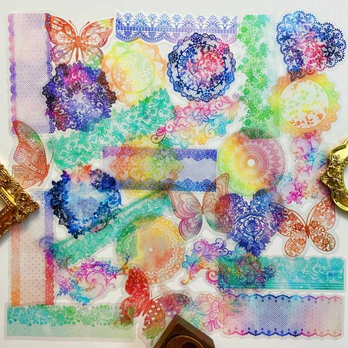 Magic Color Boundary Sticker 30PCS