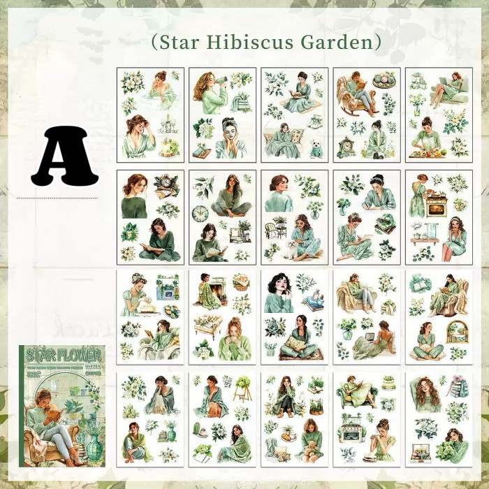Wild Bloom Sticker Book 20Sheets