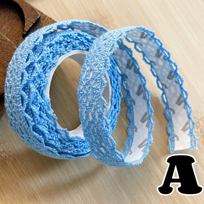 Fabric Yarn Selfadhesive Sticker Roll