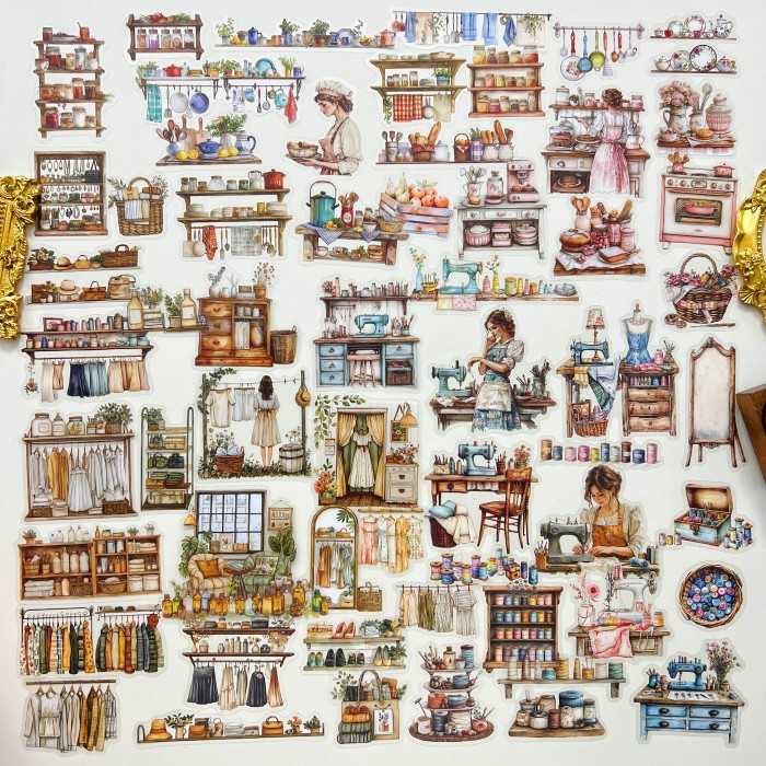 Home Life Guide Sticker 60PCS