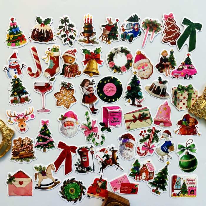 Holiday Aesthetic Sticker 50PCS