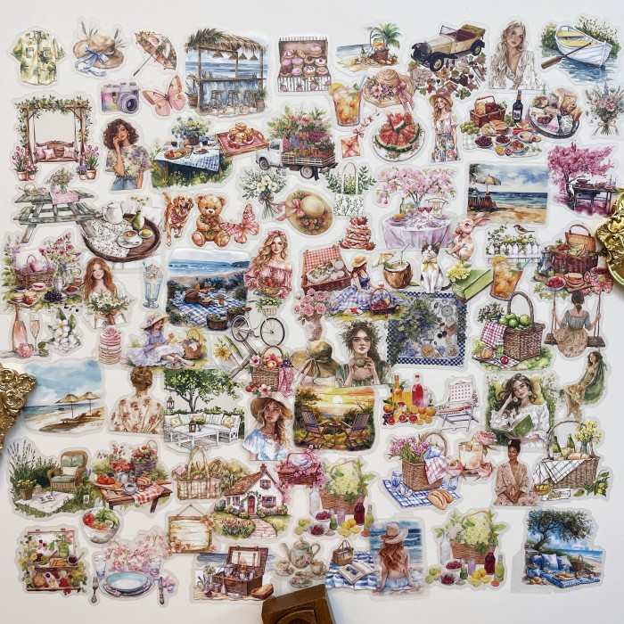 Leisure Life Sticker 90PCS