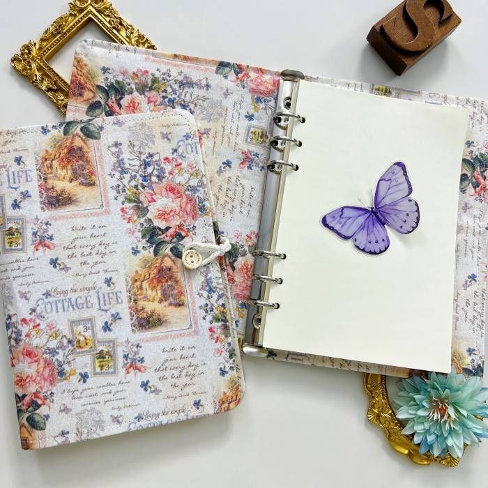 Warm Blush Loose-Leaf Journal