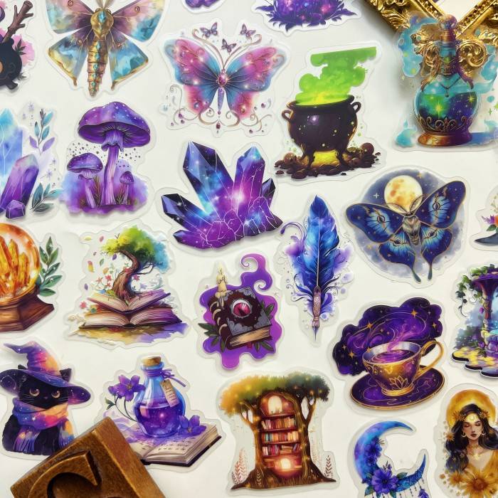 Magical Retroverse Sticker 50PCS