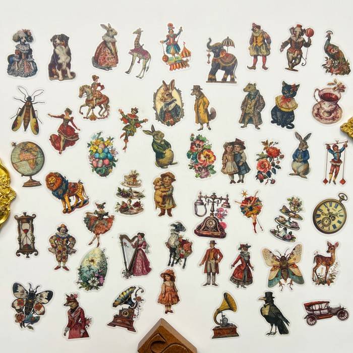 Victorian Era Sticker 50PCS