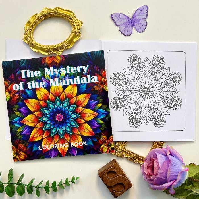 Mystery Mandala Coloring Book