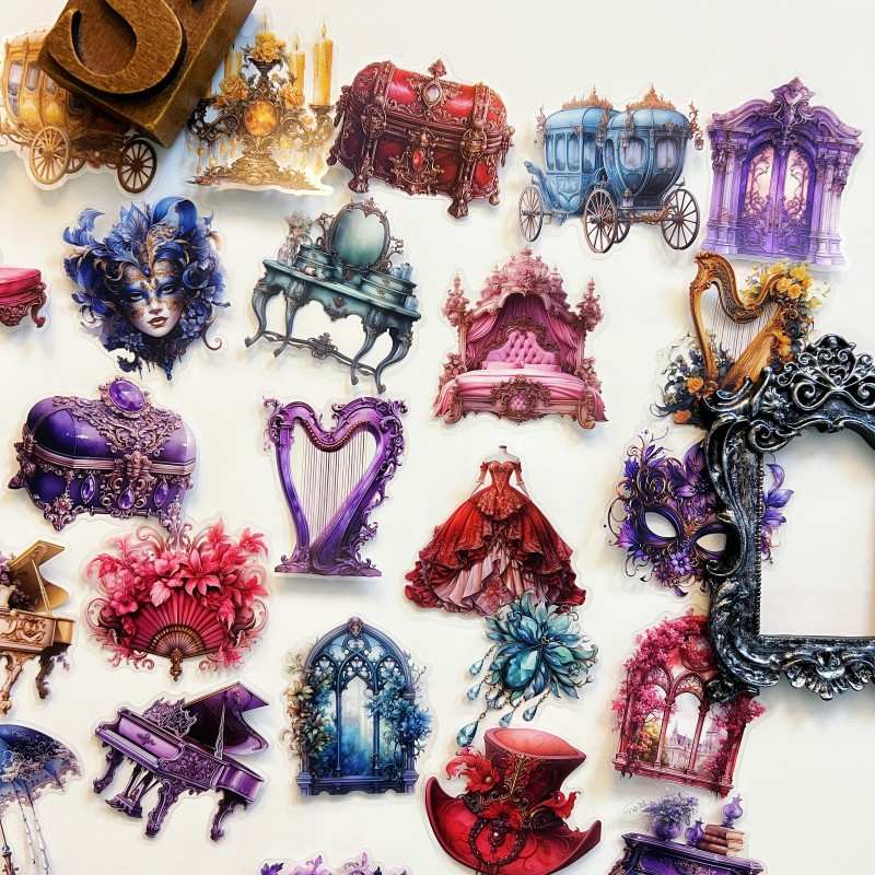 Baroque Ball Sticker 60PCS