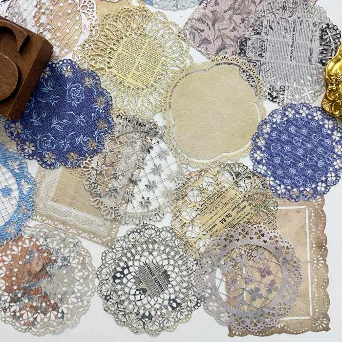 Pure Lace Collage Paper 40PCS