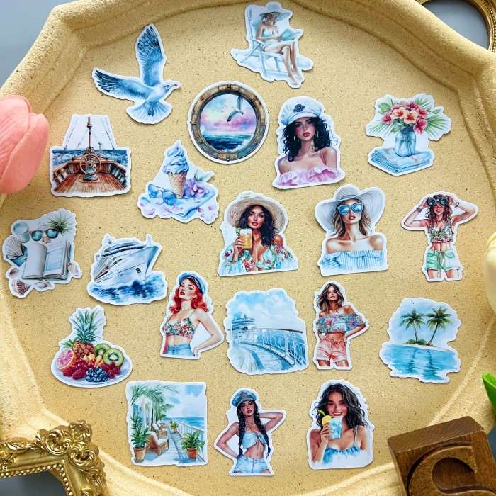 Resort Lady Sticker 20PCS
