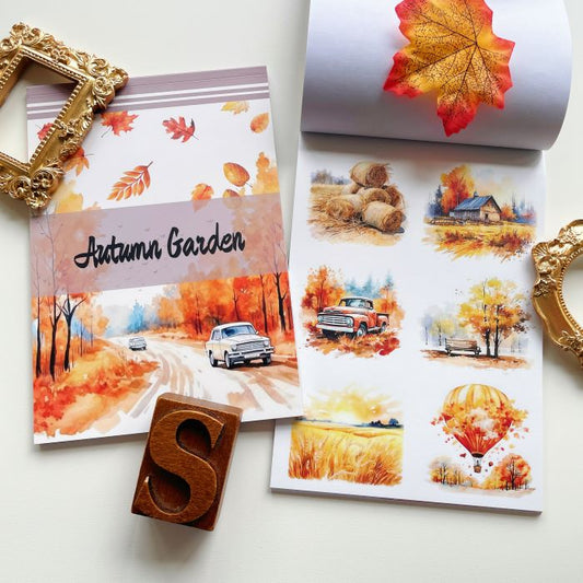 Autumn Garden Sticker Book 20Sheets