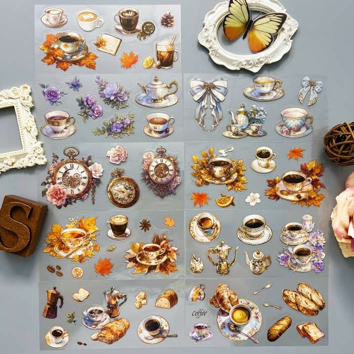 Autumn Brew Sticker 9PCS