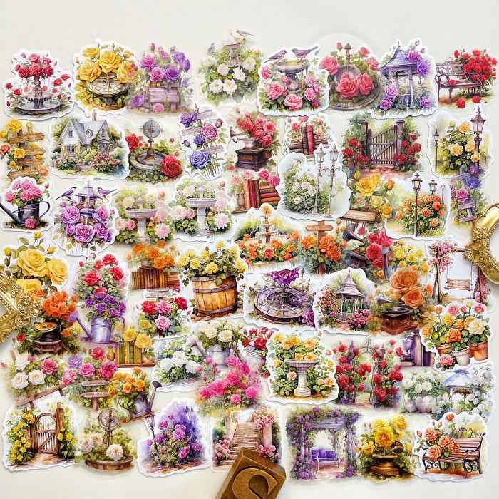 Rose Manor Sticker 60PCS