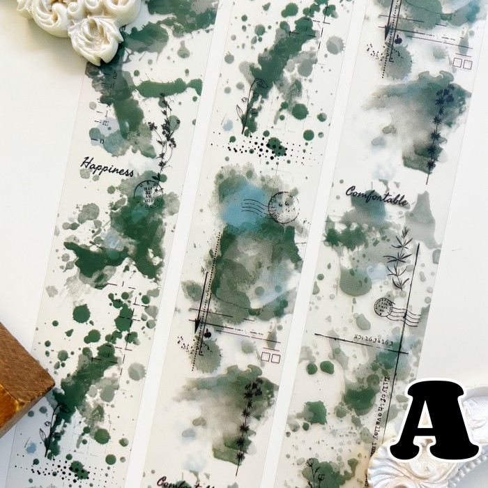 Paper Ink Marks PET Tape Roll