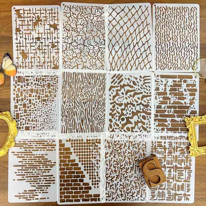 DIY Decorative Stencil Set NO.55