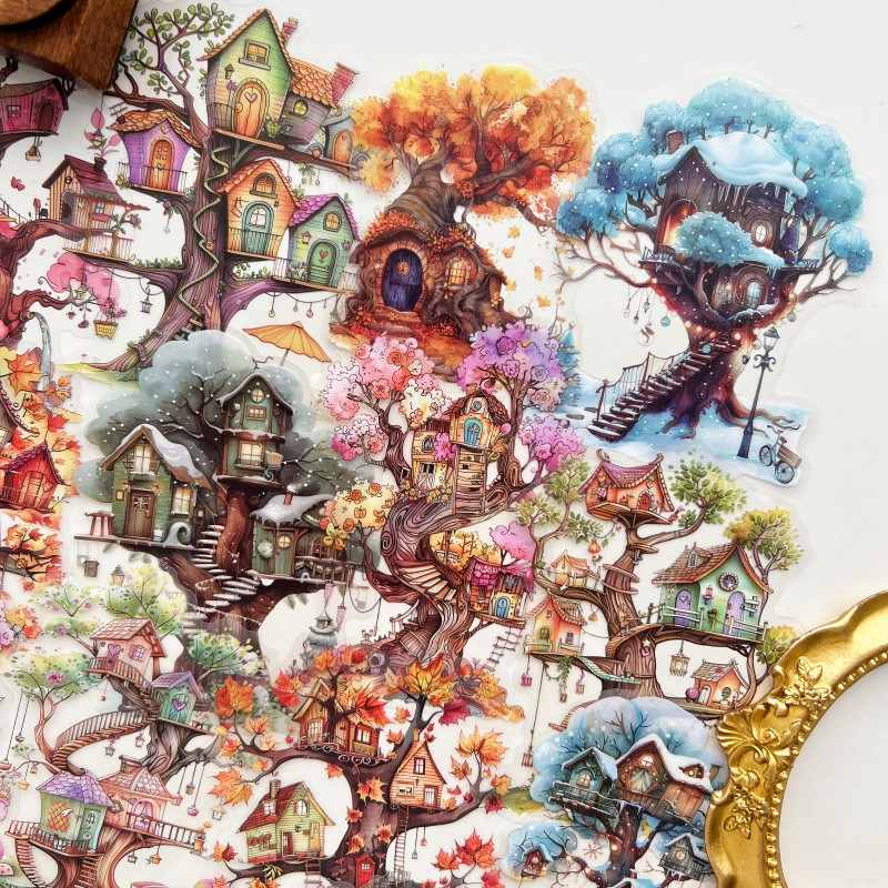 Treehouse Utopia Sticker 24PCS