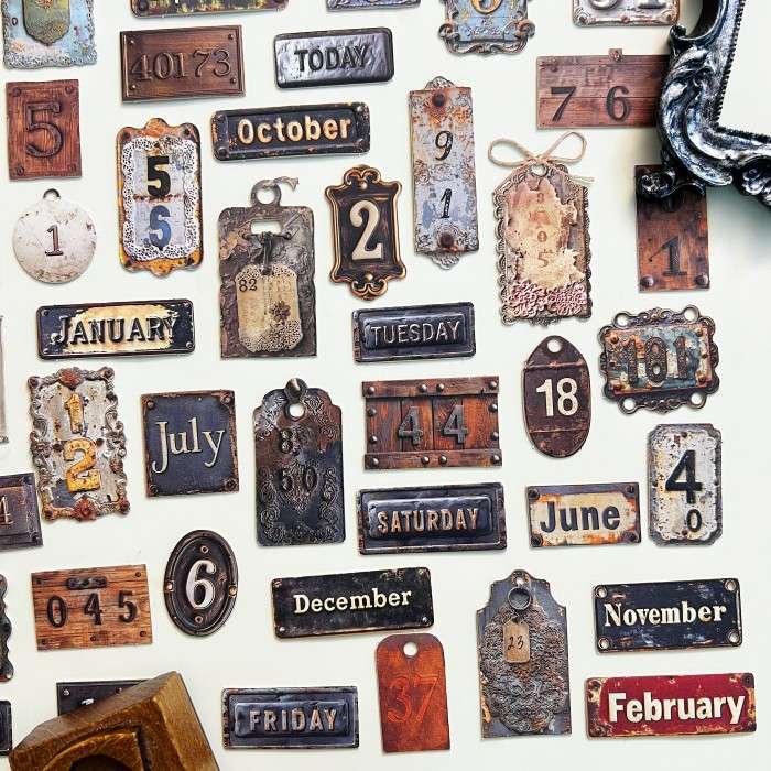 Plate Mark Sticker 60PCS