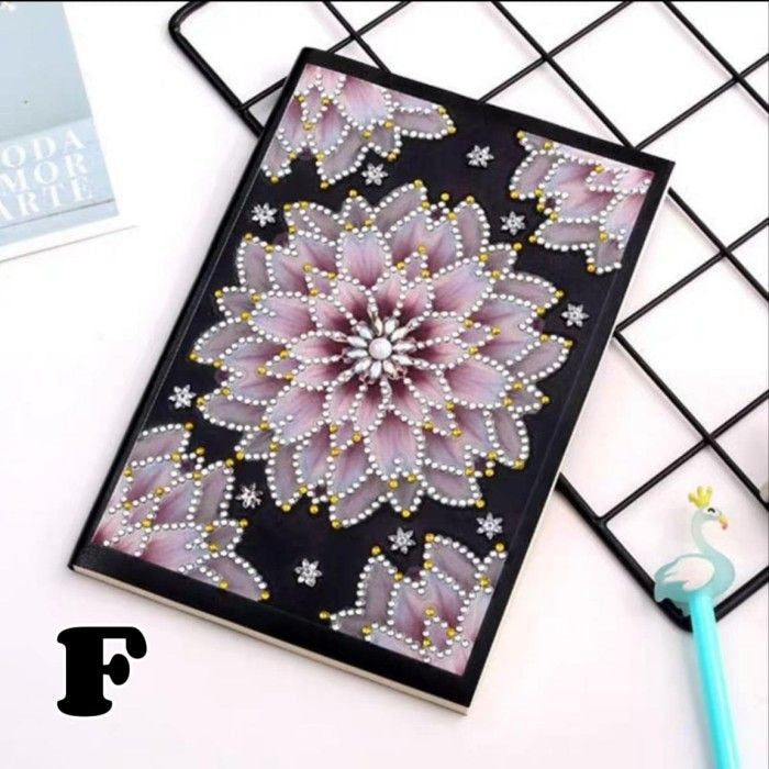 Mandala Diamond Painting Dots Notebook Kit