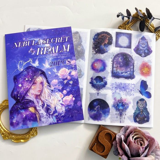 Nebula Secret Realm Sticker Book 20Sheets