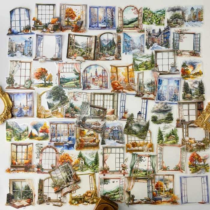 Misty Vista Sticker 60PCS