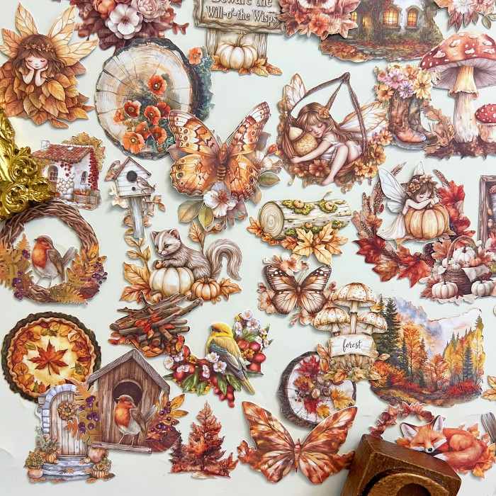 Autumn Notes Sticker 120PCS