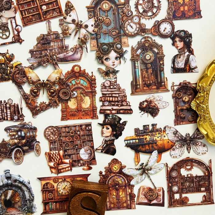 Steam Record Large Sticker Pack 90PCS
