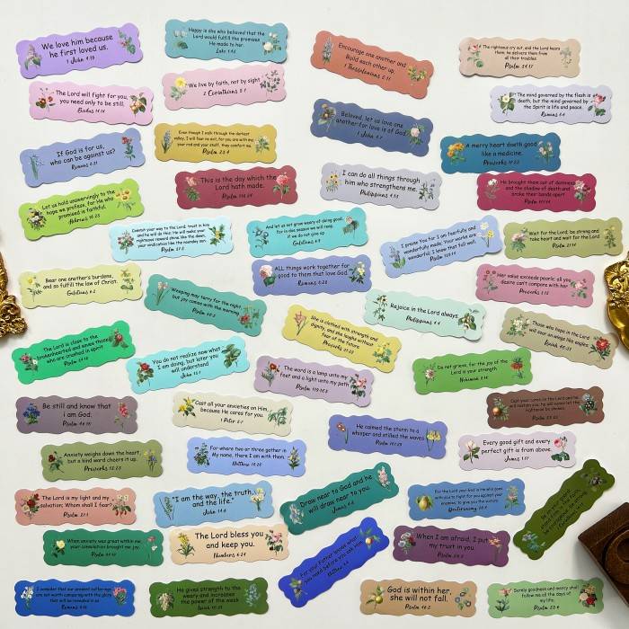 Bible Verse Sticker 50PCS