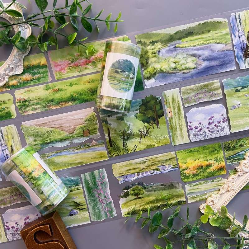 Green Prairie Tape Roll | Dan Sheng