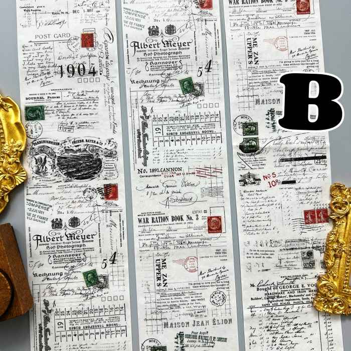 Detained Letters Washi Tape Roll
