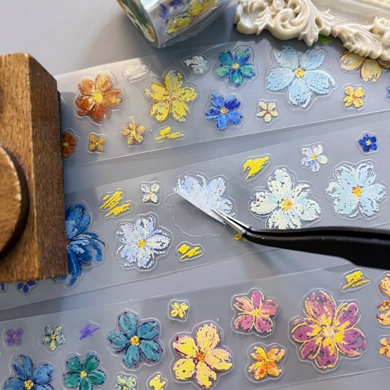 Salty Flowers PET Tape Roll | Xiao Bai Jia