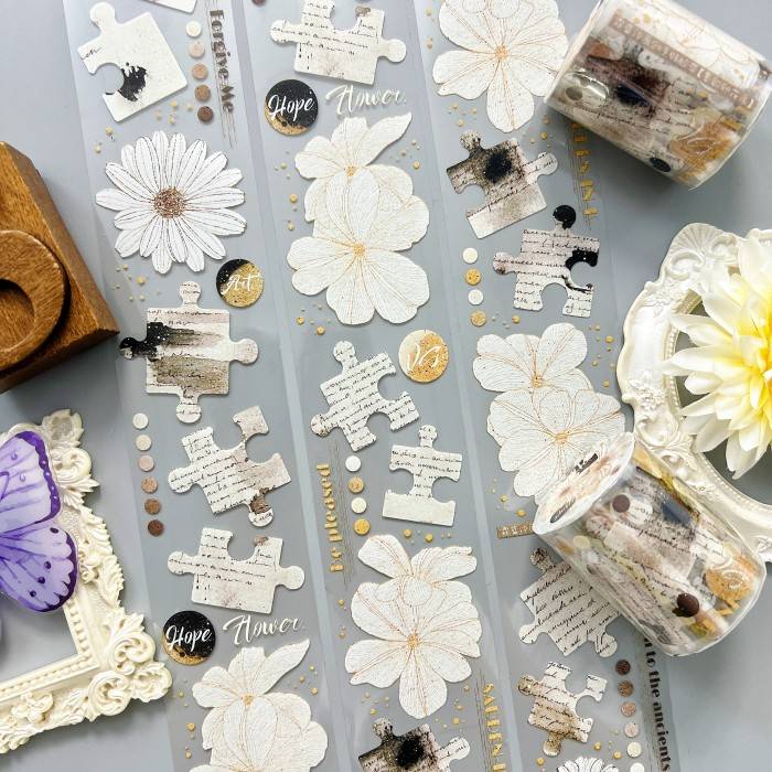 Inked Petal PET Tape Roll | Lin Lan Xi