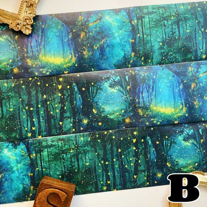 Night Forest Washi Tape Roll