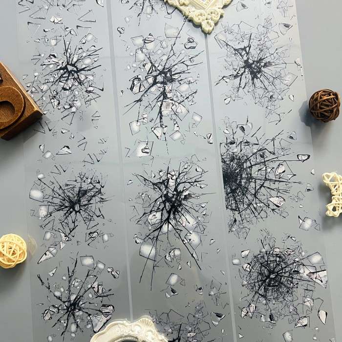 Fractured Reality PET Tape | Orange Too