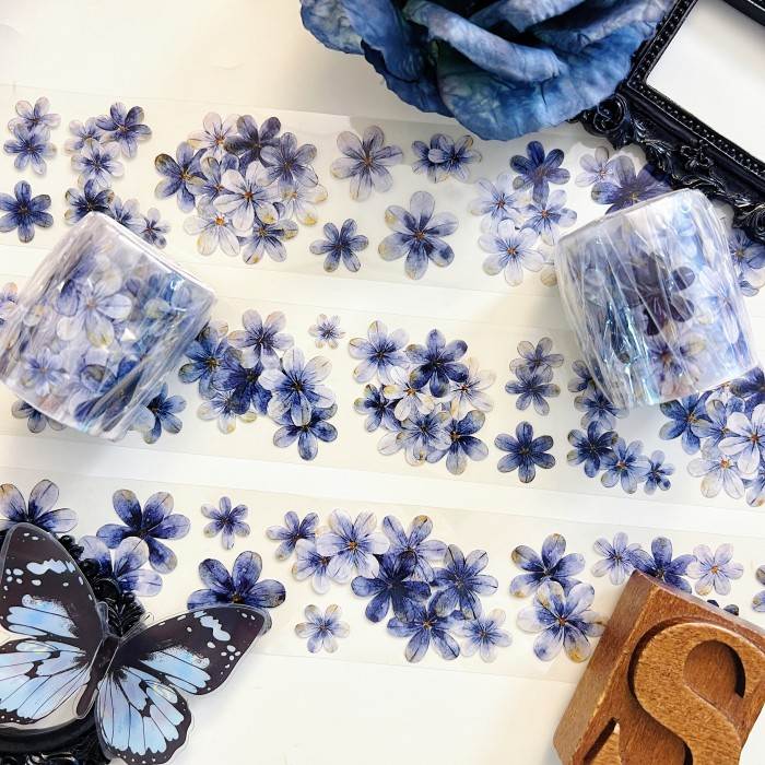 Dusky Flora PET Tape | Xiao Bai Jia