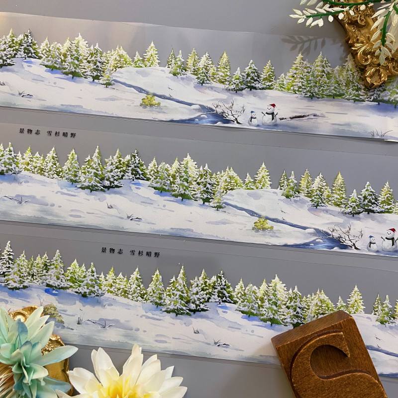 Snowfir Plain PET Tape | ZERO