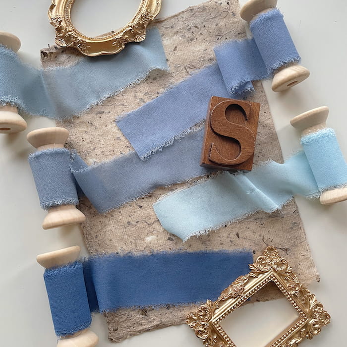 Frayed Edge Chiffon Ribbon Set #2