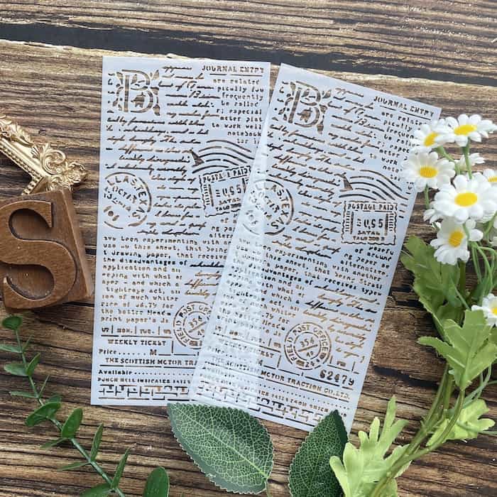 DIY Decorative Stencil NO.10