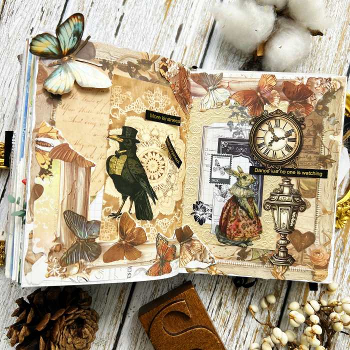 Noble Treasures Ephemera Mystery Kit 110PCS